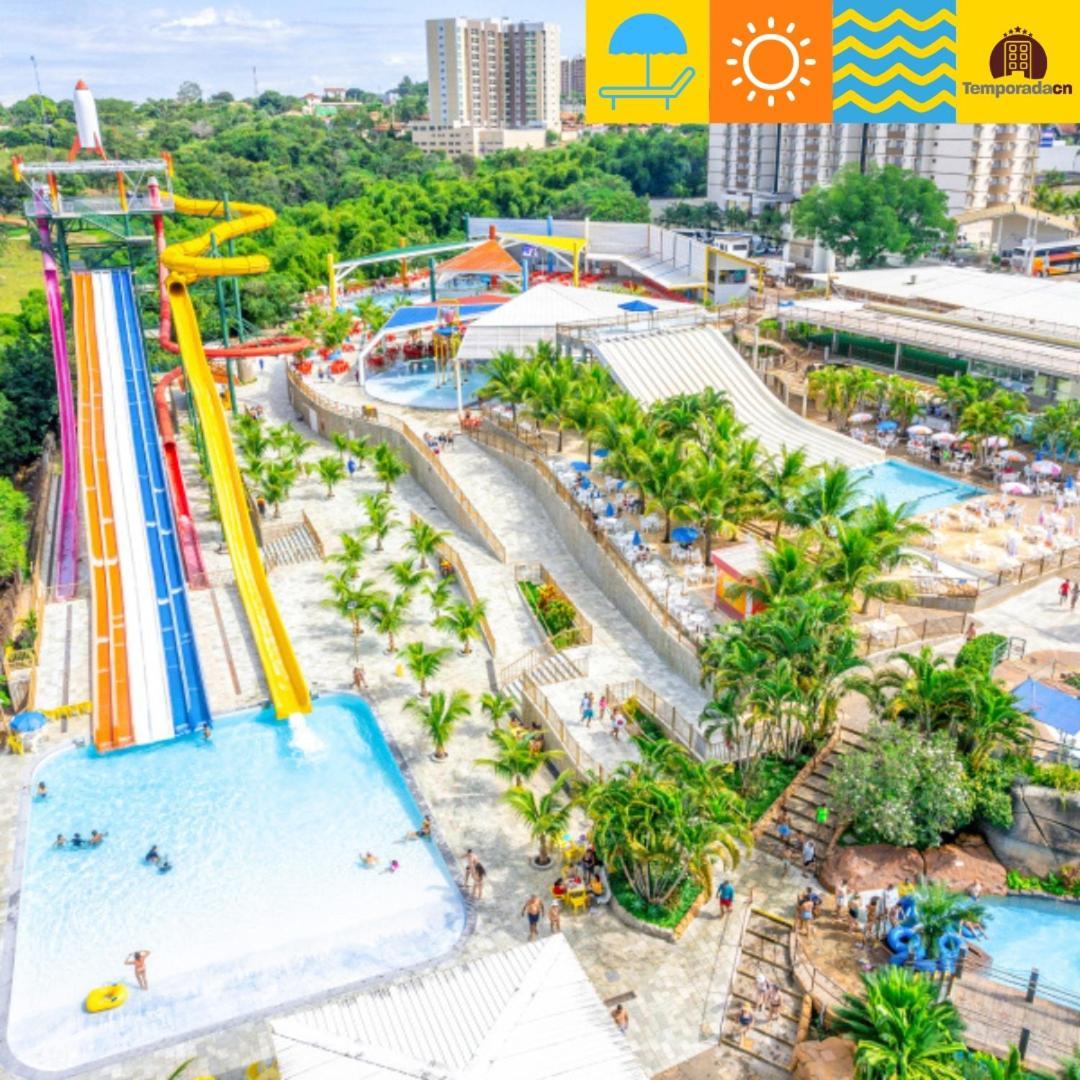 Апарт готель Piazza Com Acesso Ao Acqua Park Калдас-Новас Екстер'єр фото