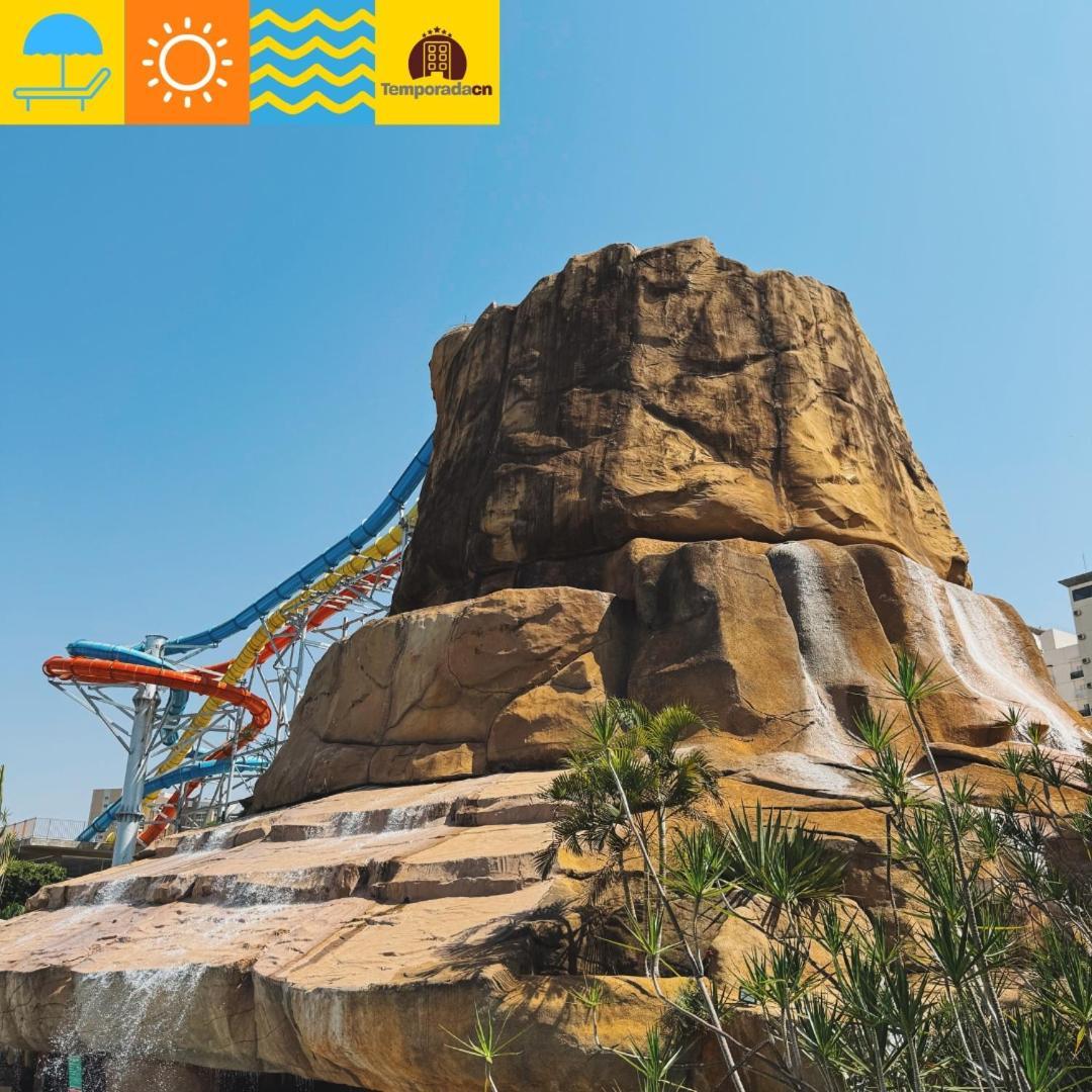 Апарт готель Piazza Com Acesso Ao Acqua Park Калдас-Новас Екстер'єр фото